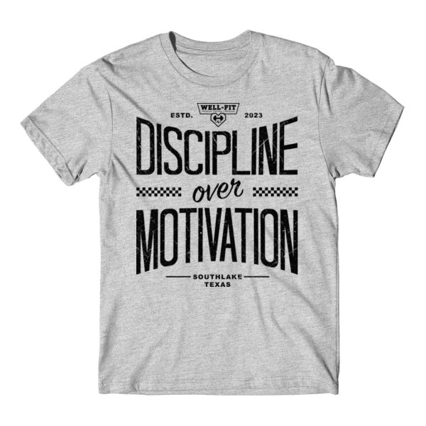 DISCIPLINE OVER MOTIVATION - T-SHIRT - $9WHUGP$ Thumbnail