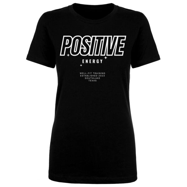 POSITIVE ENERGY - WOMEN'S FITTED T-SHIRT Thumbnail